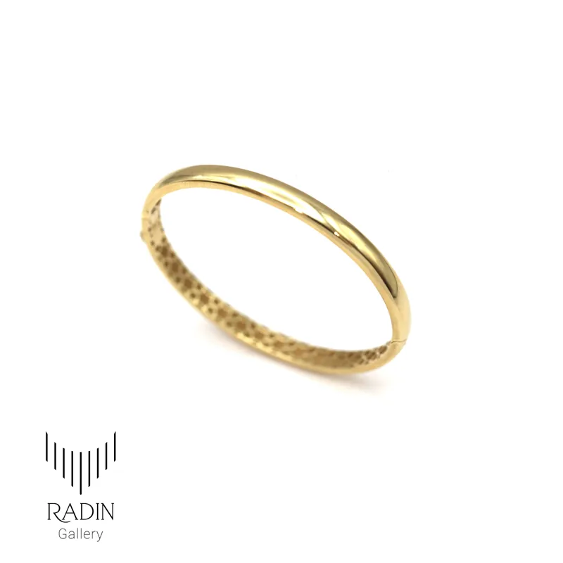 2559_11zon دستبند طلای مینیمال ریتا - تصویر 1