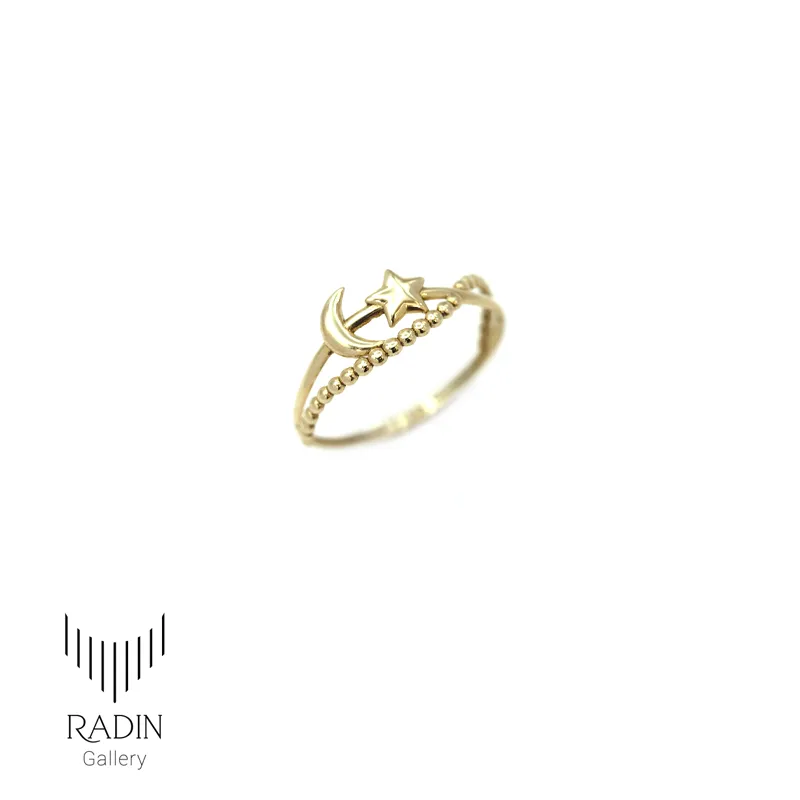 3568.1_11zon انگشتر مینیمال ماه و ستاره - Image 1