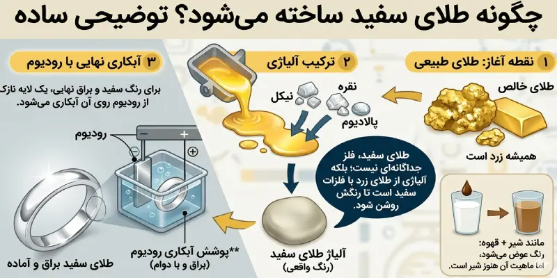 طلای سفید چیست؟