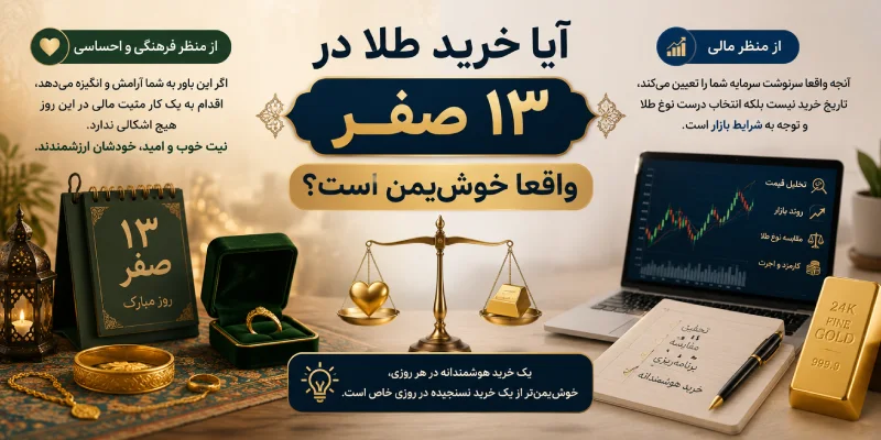 آیا خرید طلا در ۱۳ صفر واقعا خوش‌یمن است؟