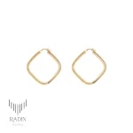 گوشواره طلای قاب مربع - Image 2